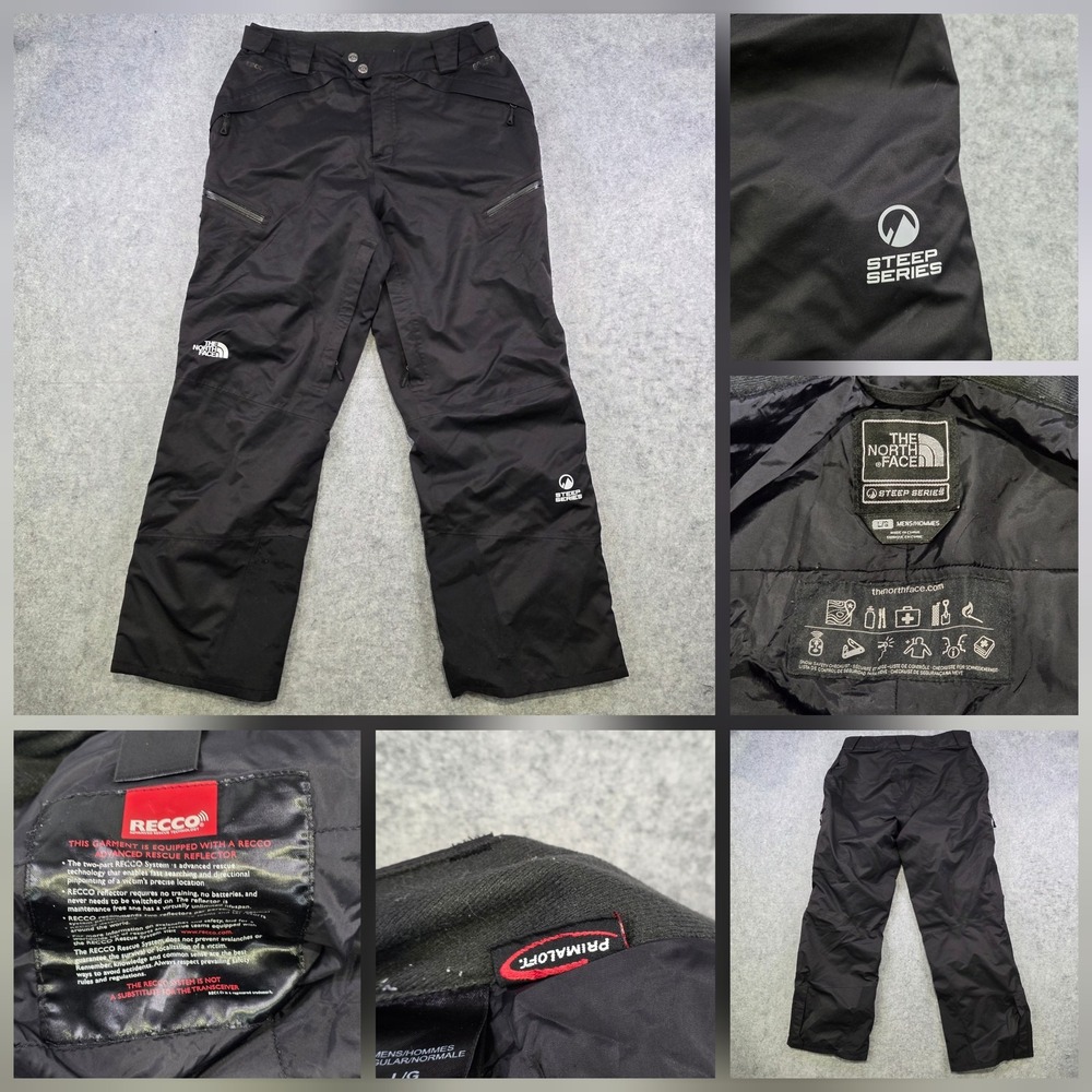 The North Face Pants Mens Large Black Steep Series Gore-Tex Ski Snow Recco